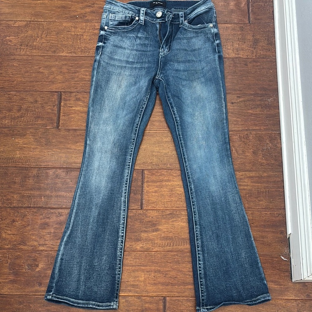 Fire and Rain Blue Flared Jeans Size 11 Juniors